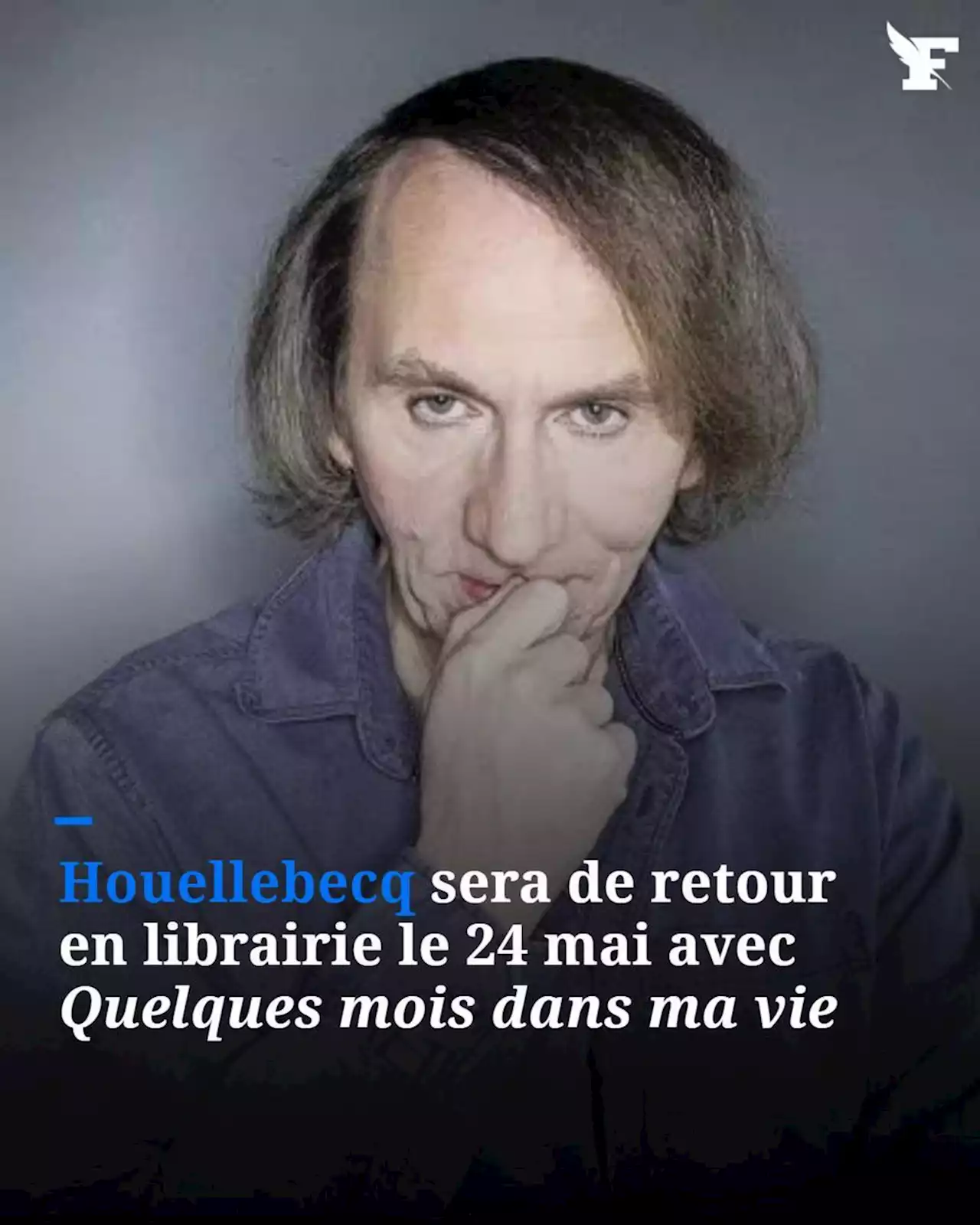 Le retour de Houellebecq en librairie le 24 mai avec Quelques mois dans ma vie