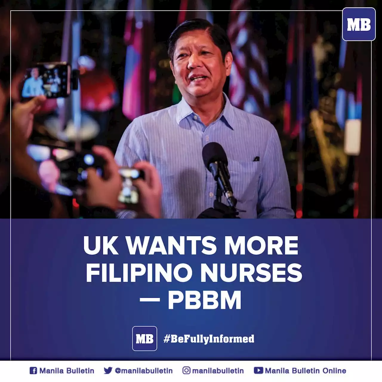 UK wants more Filipino nurses --- PBBM