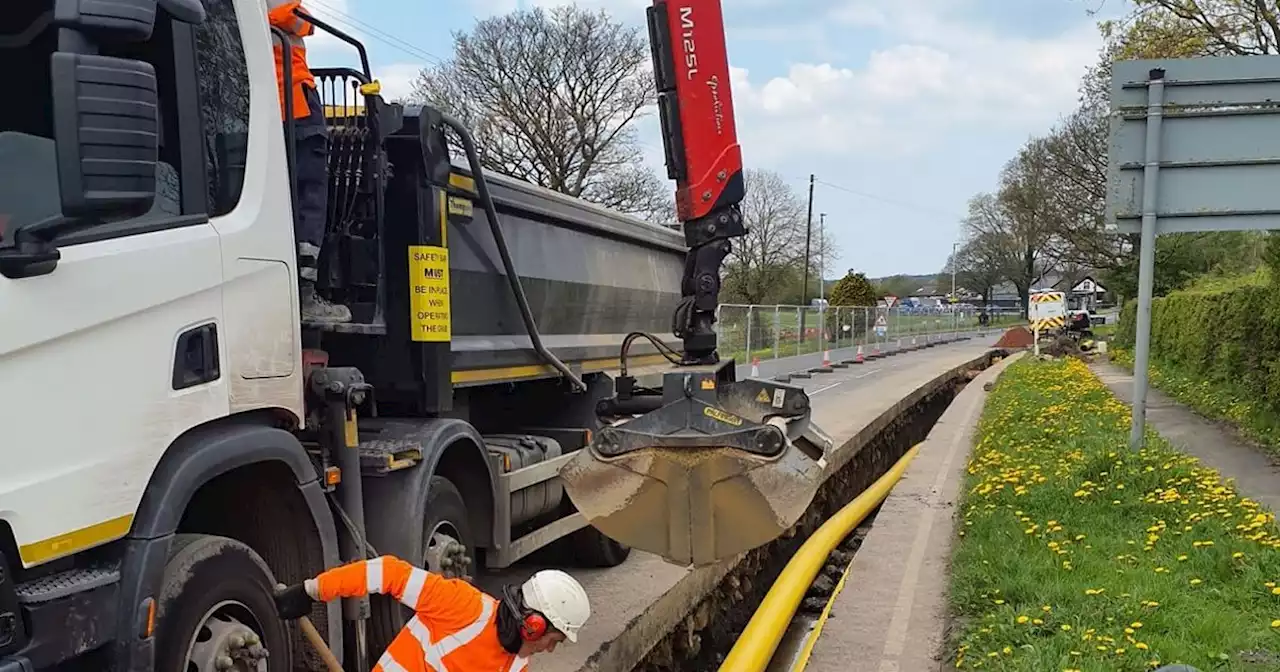 Date for when pipeline project on major road in Bolton is due to be complete