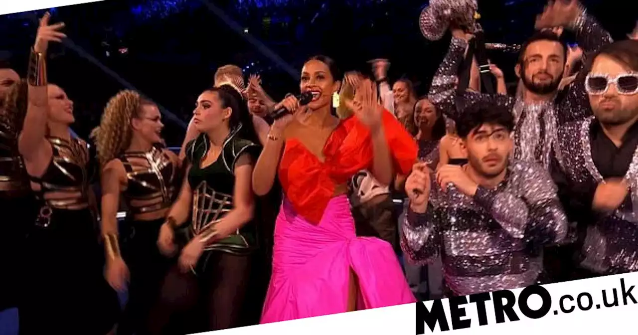 Alesha Dixon's surprise rap at Eurovision semi-finals baffles fans