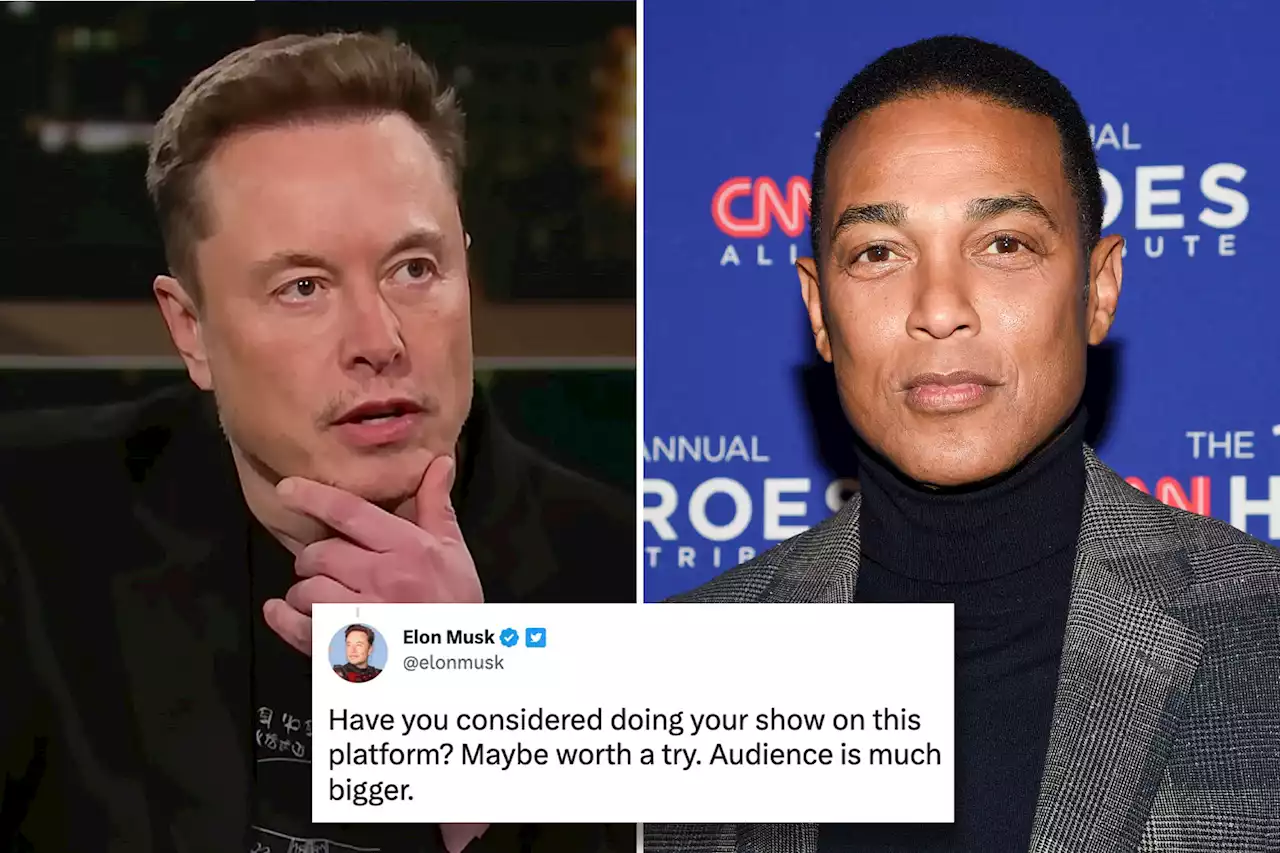 Elon Musk invites ex-CNN anchor Don Lemon to host a show on Twitter