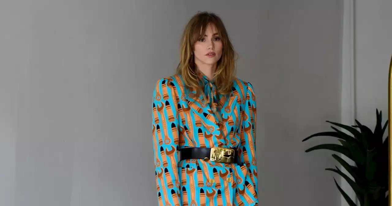 Suki Waterhouse gives Daisy Jones And The Six style a modern twist in Gucci