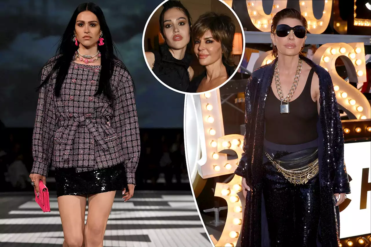 ‘Proud momma’ Lisa Rinna cheers on daughter Amelia in first Chanel show