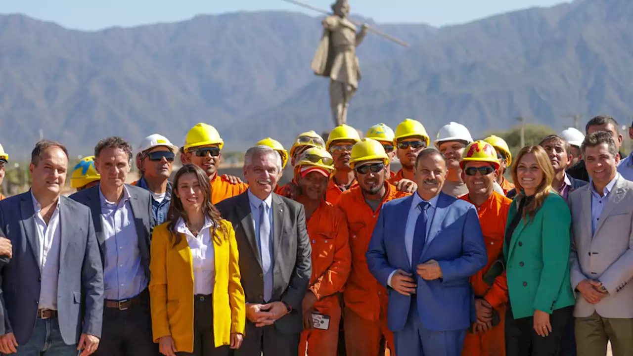 Maggiotti acompañó a Alberto Fernández en su visita a La Rioja | Recorrieron obras con el gobernador reelecto Ricardo Quintela