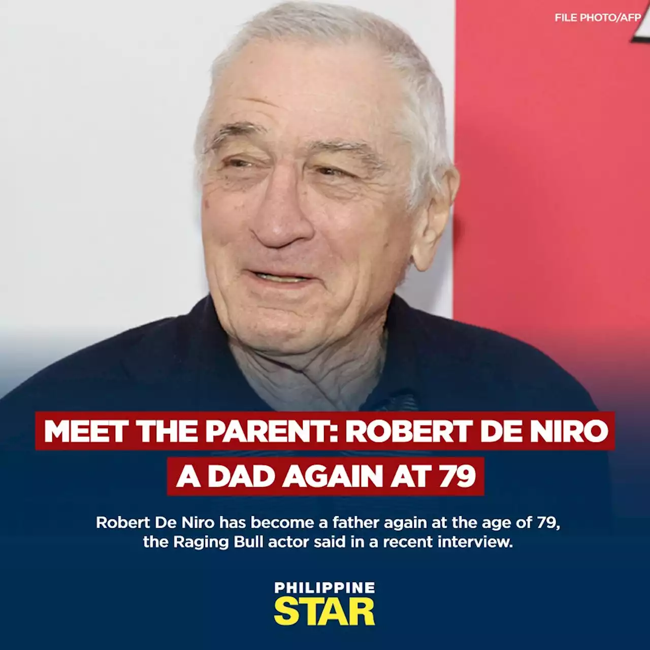 Meet the parent: Robert De Niro a dad again at 79