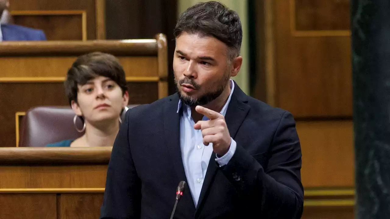 Rufián exige al Gobierno 'igualar los salarios al coste de la vida'