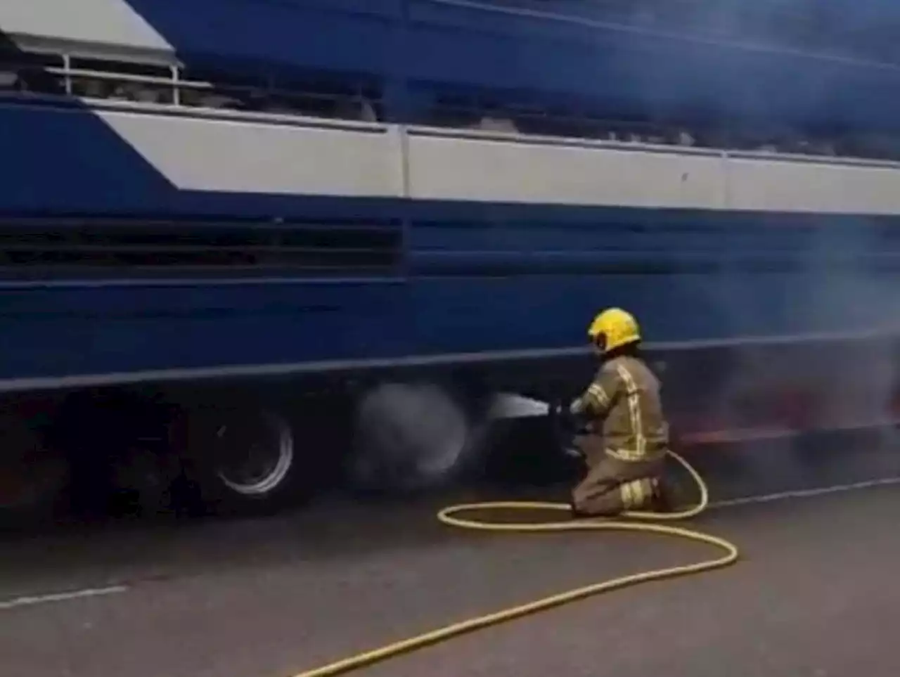 Truck with nearly 500 sheep on board involved in fire incident near south Shropshire border