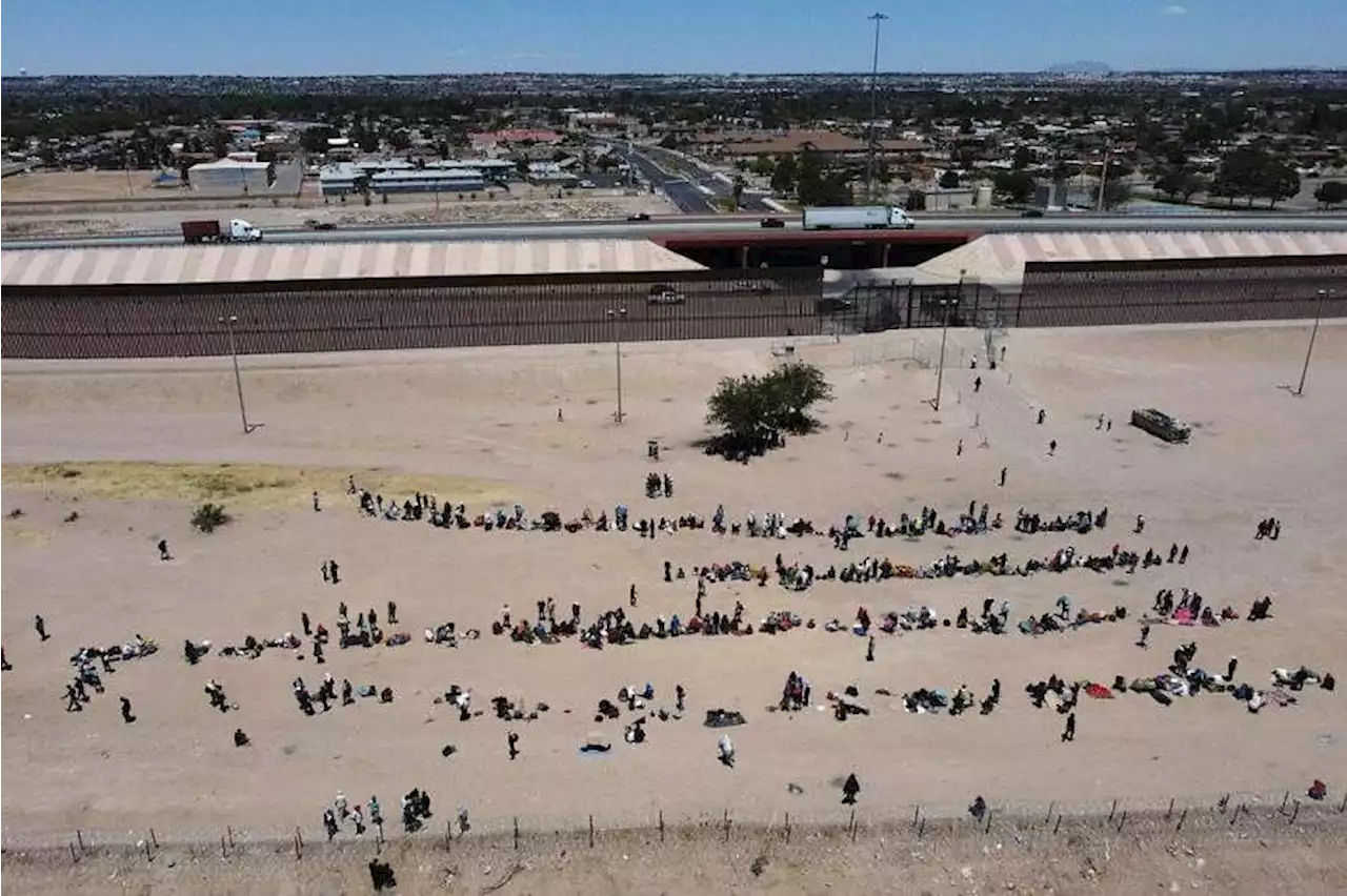 Migrants amass along US-Mexico border as Covid-era restrictions near end