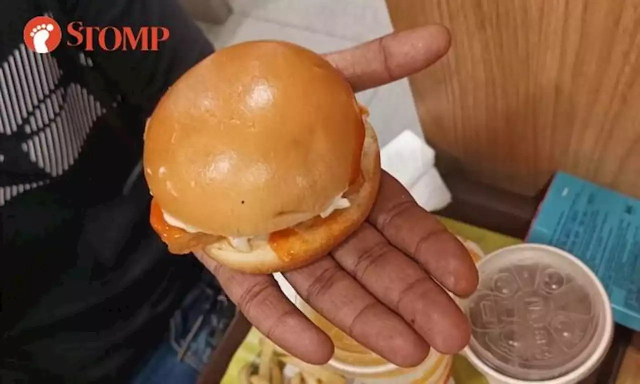 McDonald's customer: 'Look at the size of the Filet-O-Fish'