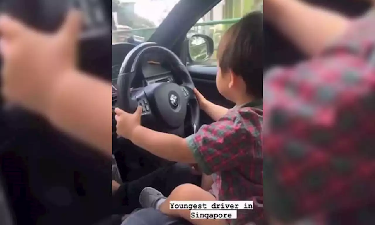 Parents slammed after posting video of 'youngest driver in Singapore'