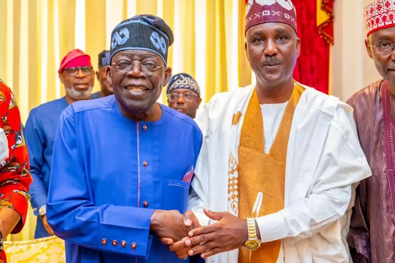 PHOTOS: Abbas, APC’s anointed candidate for speakership, meets Tinubu in Abuja | TheCable