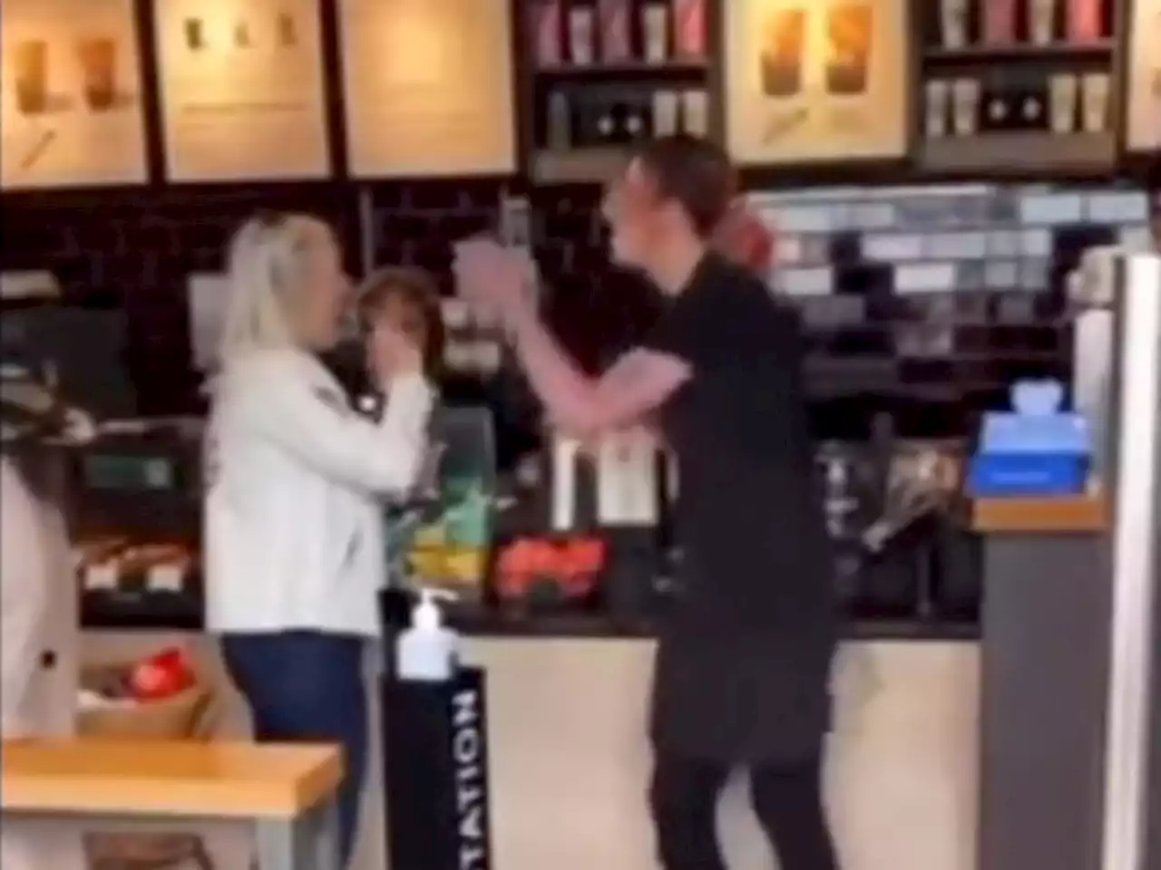 CAUGHT ON CAMERA: Trans barista and customer confrontation in Starbucks