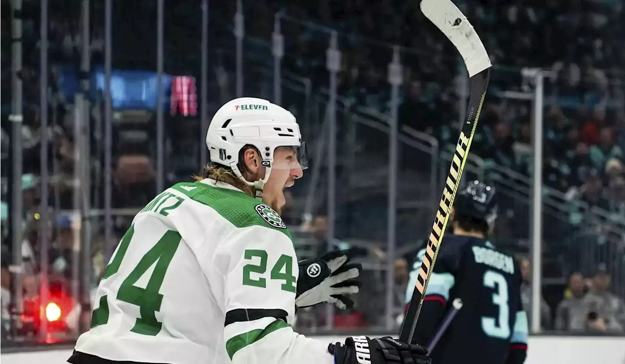 Stars beat Kraken 6-3 in Game 4 to even Western semifinal