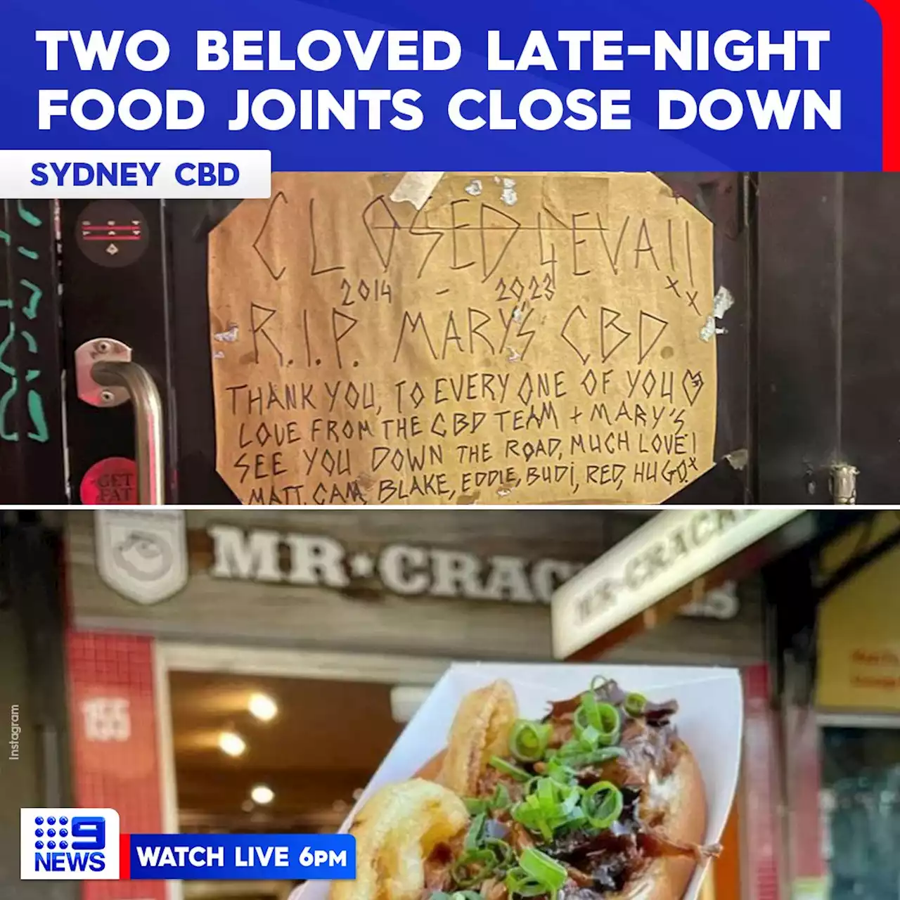 Two beloved late-night Sydney food joints close up shop