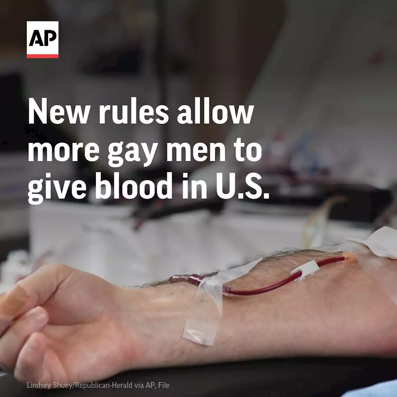 New blood donation rules allow more gay men to give in US