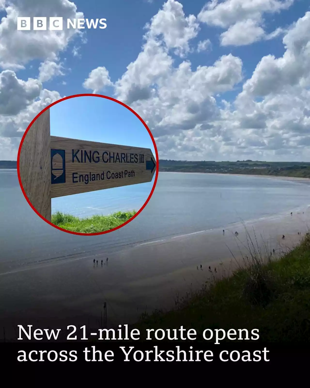 Bridlington to Filey stretch of King Charles III England Coast Path opens