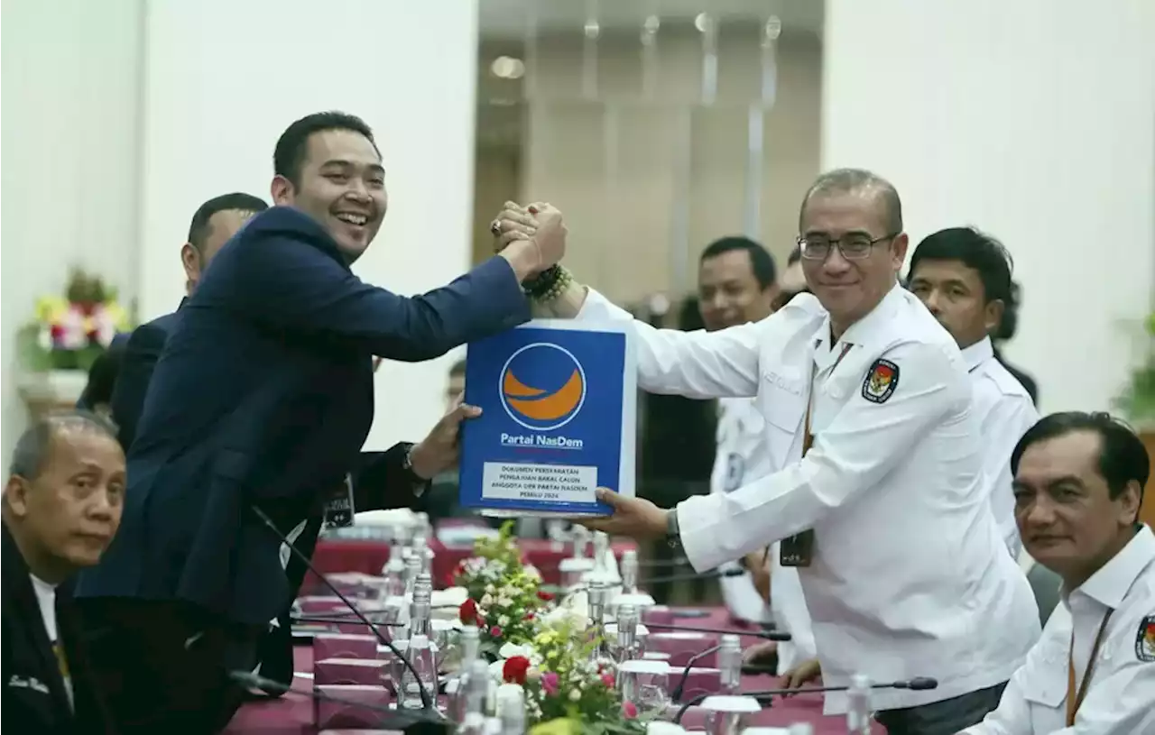 Siap Hadapi Pemilu 2024, Partai Nasdem Daftarkan 580 Bacaleg ke KPU