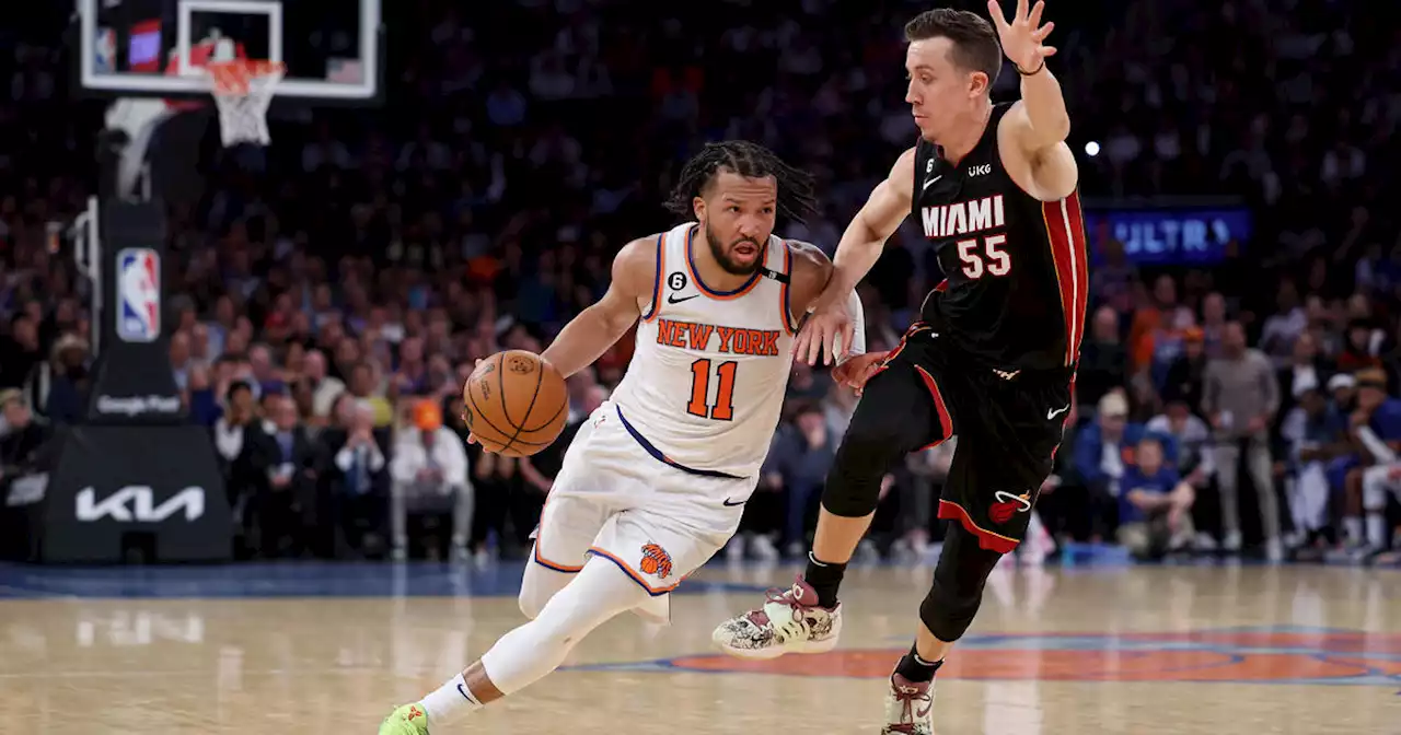 Jalen Brunson scores 38 points, Knicks beat Heat in Game 5 to cut deficit to a game