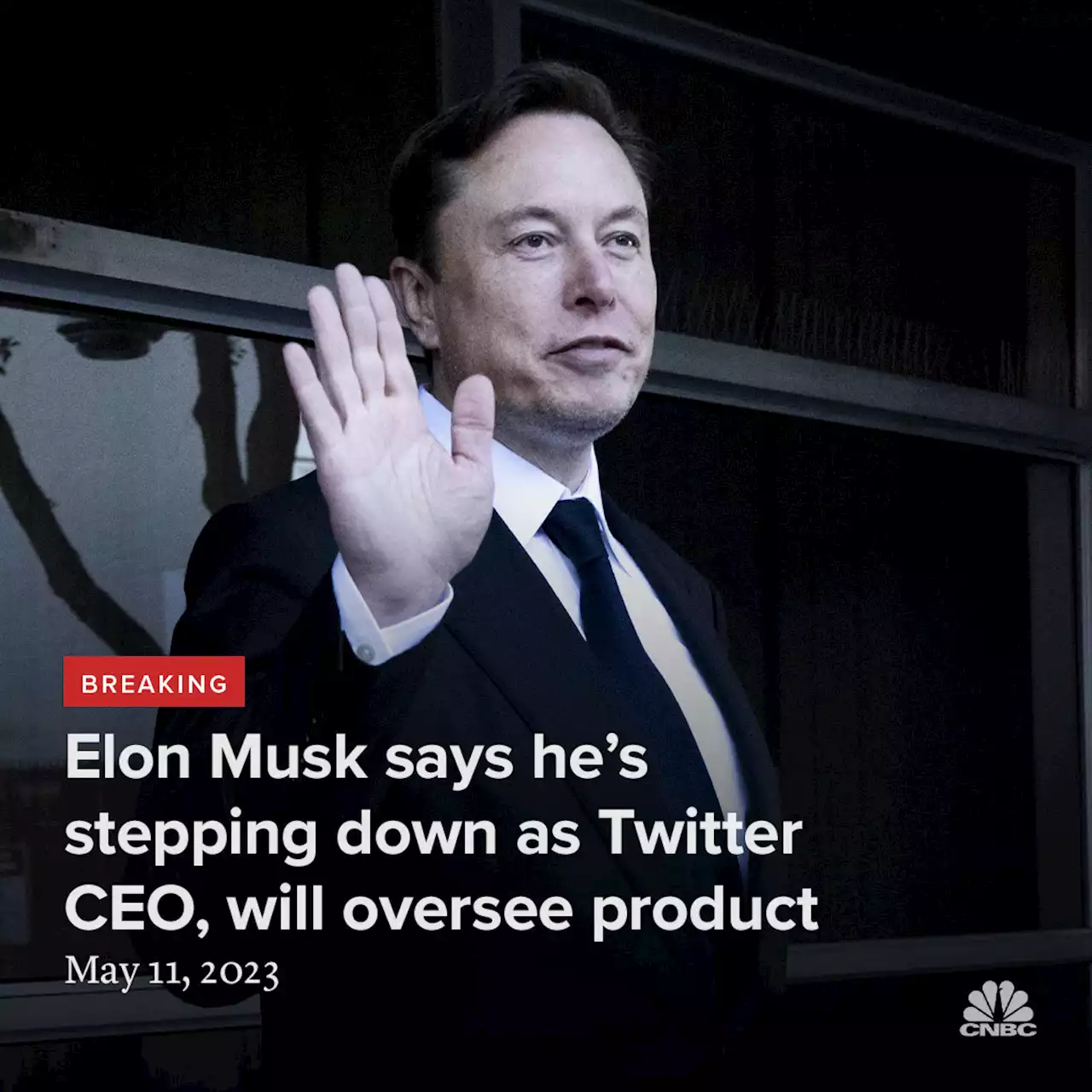 Elon Musk says he's stepping down as Twitter CEO, will oversee product