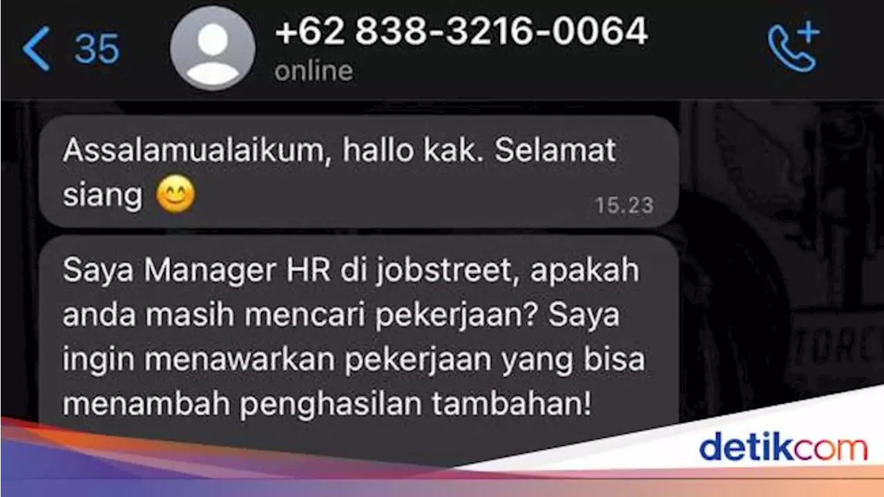 Jobstreet Buka Suara Namanya Dicatut di Tawaran Kerja via WA