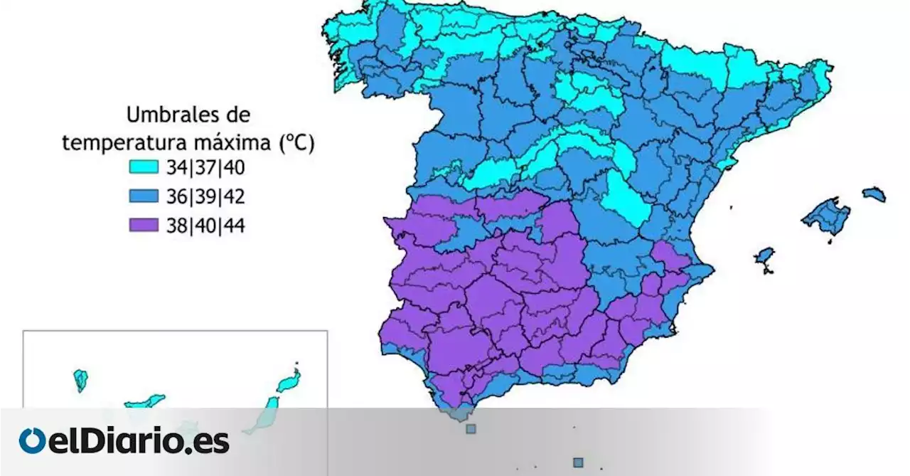 Amarillo, naranja y rojo: esto significan las alertas por temperatura que utiliza la AEMET