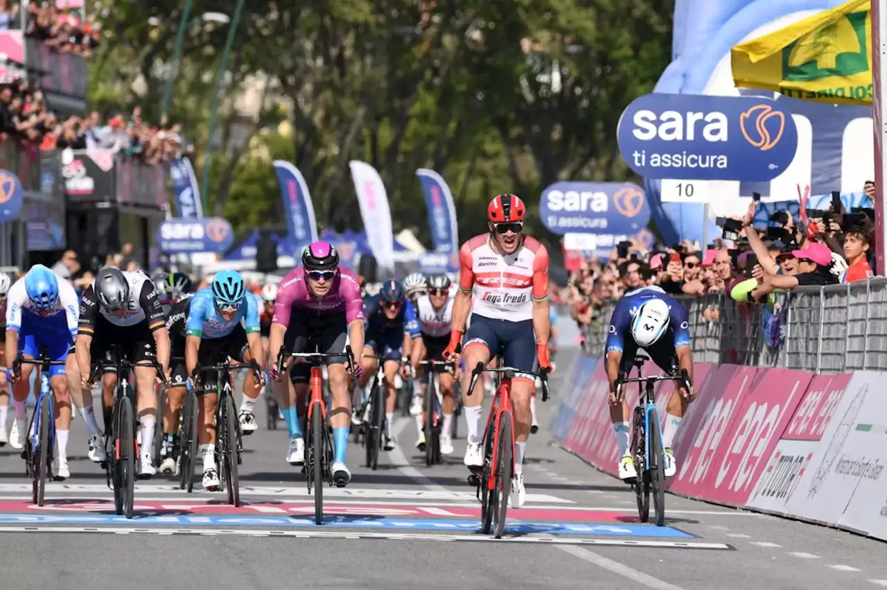 El danés Mads Pedersen gana la sexta etapa del Giro de Italia