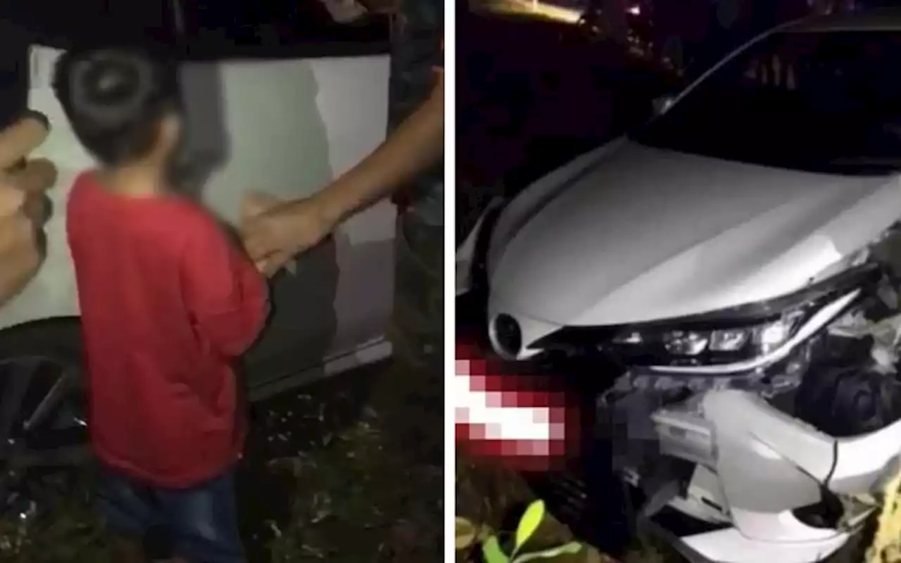 Budak 6 tahun pandu kereta tiada kaitan unsur mistik, kata polis