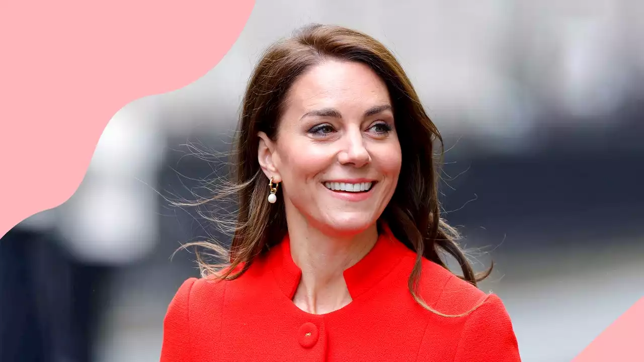 Kate Middleton swapped her blowout for a massive side bun