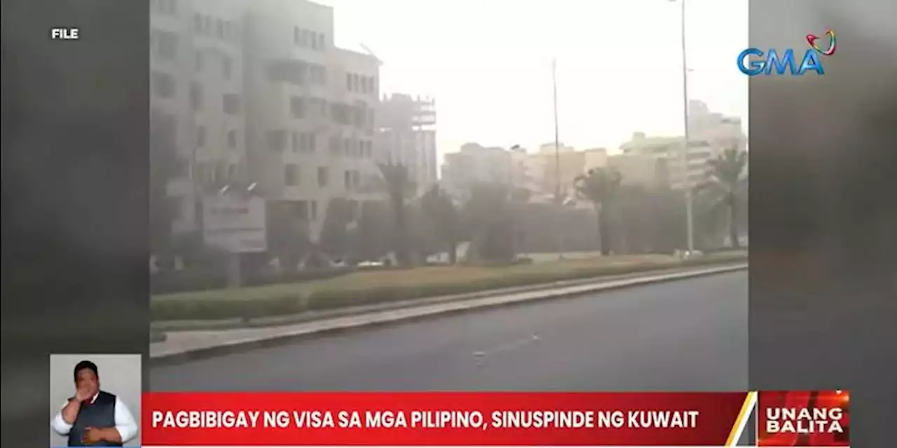 Kuwait temporarily suspends visas for Filipinos