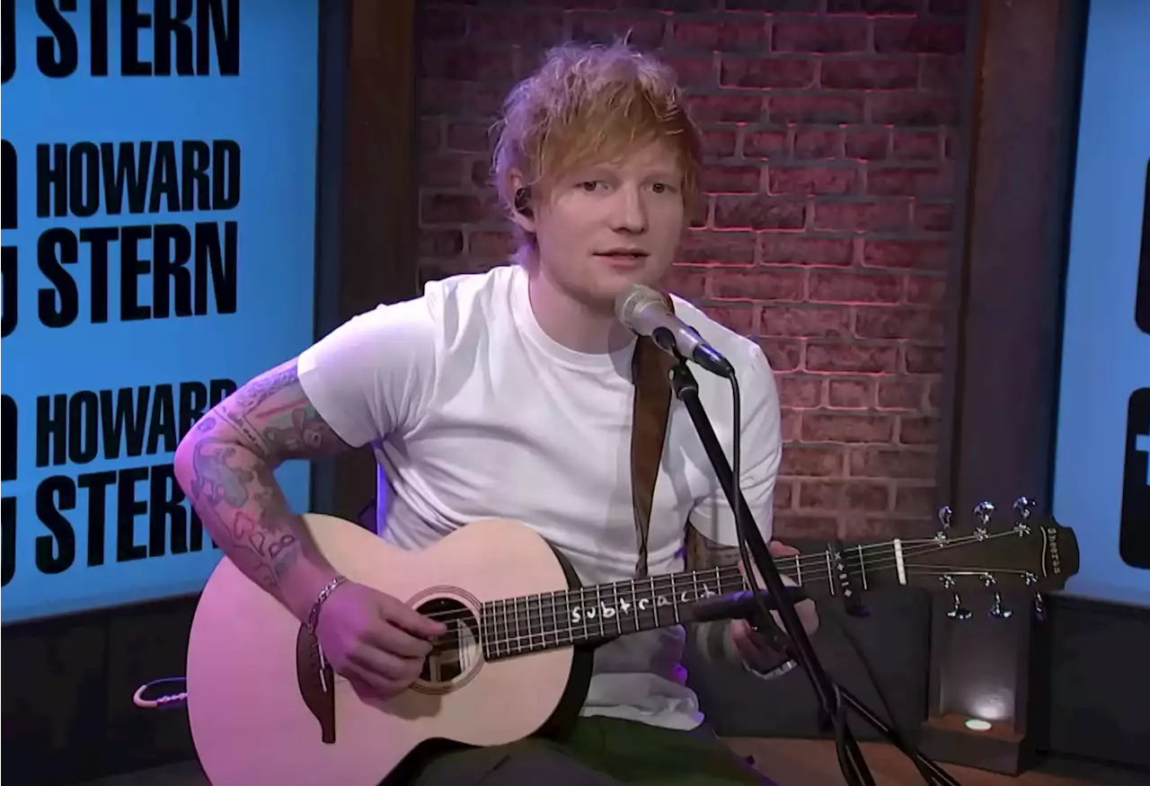 Ed Sheeran Recreates The Guitar Performance He Gave In Court During Thinking Out Loud Trial