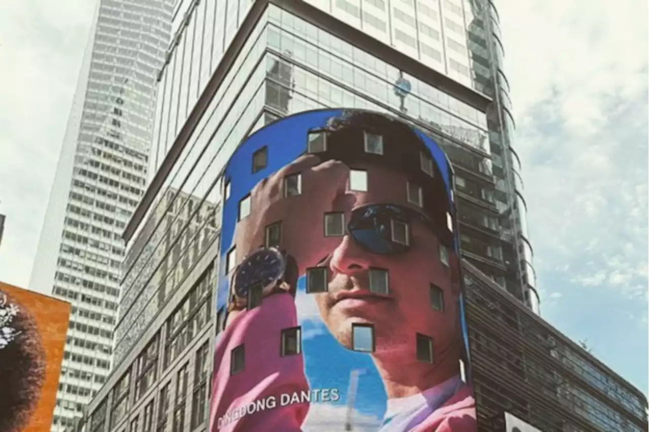 LOOK: Dingdong Dantes makes it to Times Square billboard in New York for ad