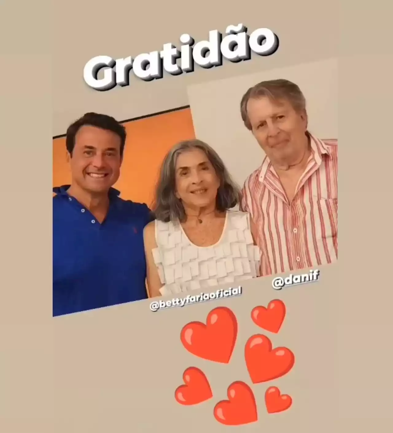 Betty Faria reúne o filho e o ex-marido, o diretor Daniel Filho, em seu aniversário de 82 anos