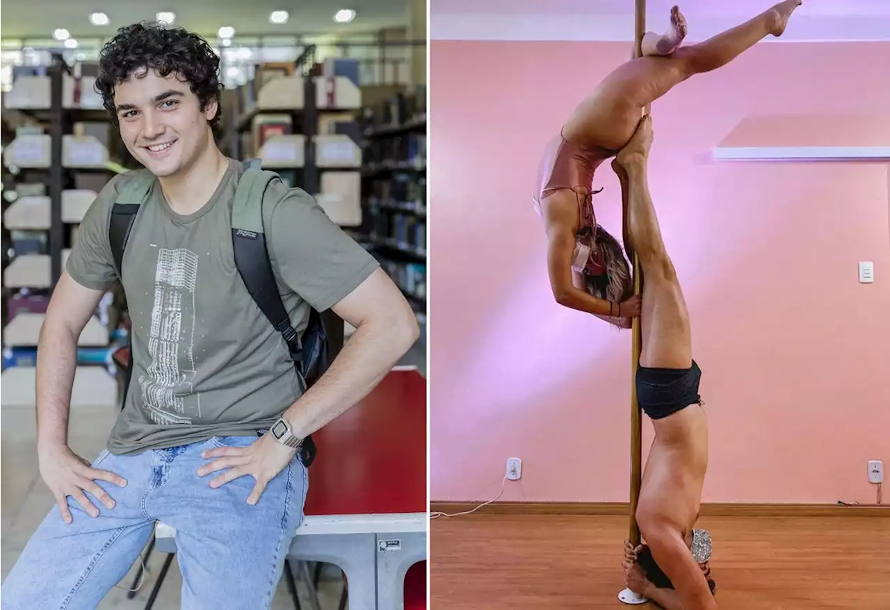 Gabriel Contente, de 'Vai na fé', fala da paixão pelo pole dance: 'Descobri uma sensualidade diferente'