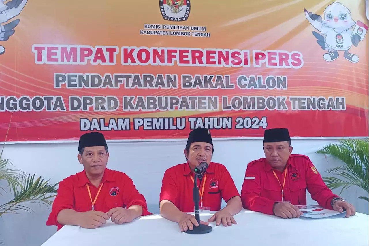 Berkas Caleg Lengkap, PDIP Lombok Tengah Siap Merebut 7 Kursi DPRD