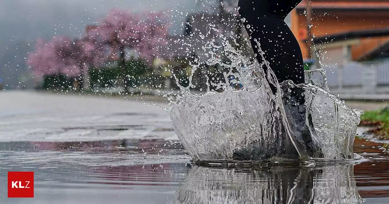 Wetterprognose - Dauerregen in Kärnten: Zu Muttertag drohen sogar Überschwemmungen