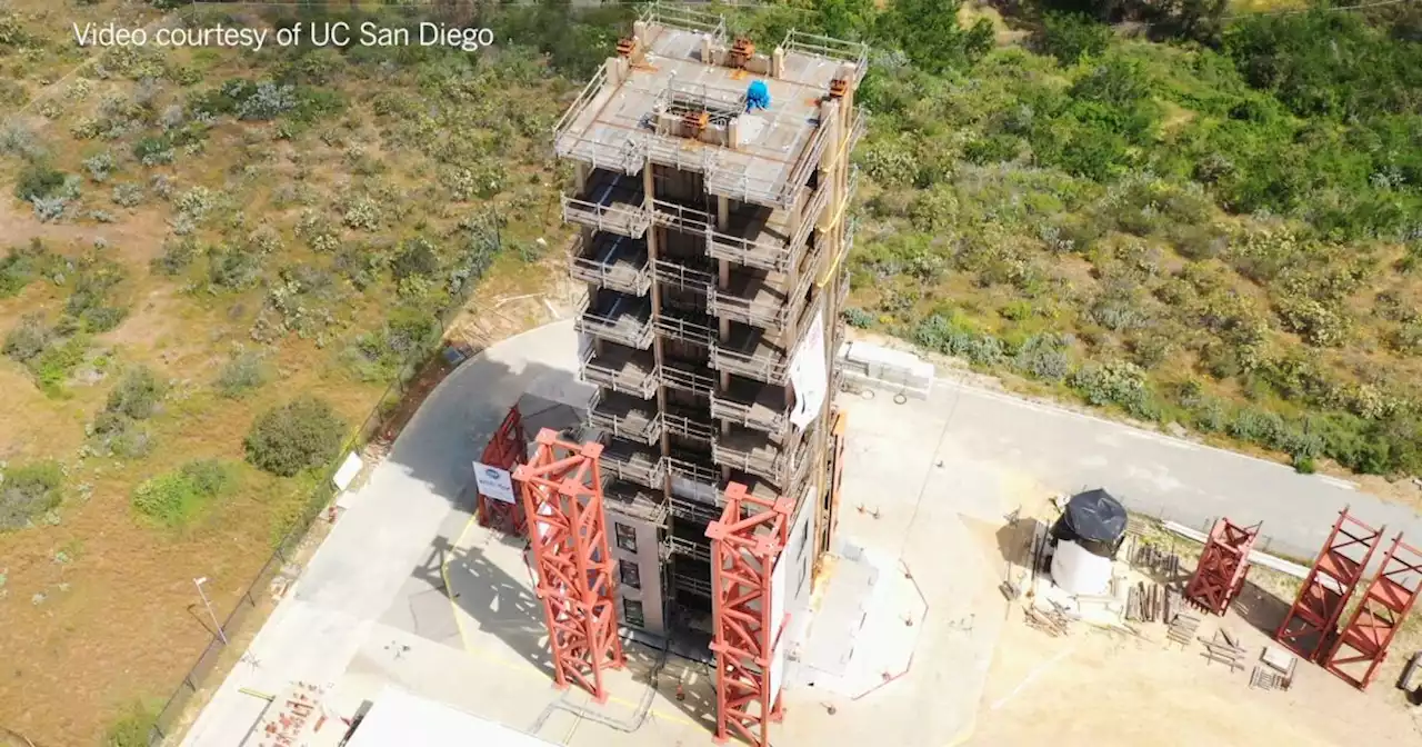 Watch it sway: 10-story tower survives fake quake in possible boon for tall wood buildings