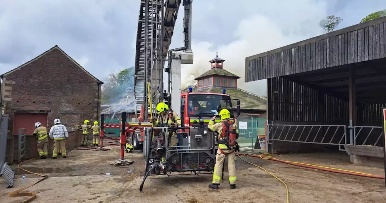 Temple Newsam Estate closed as firefighters tackle huge blaze - live updates