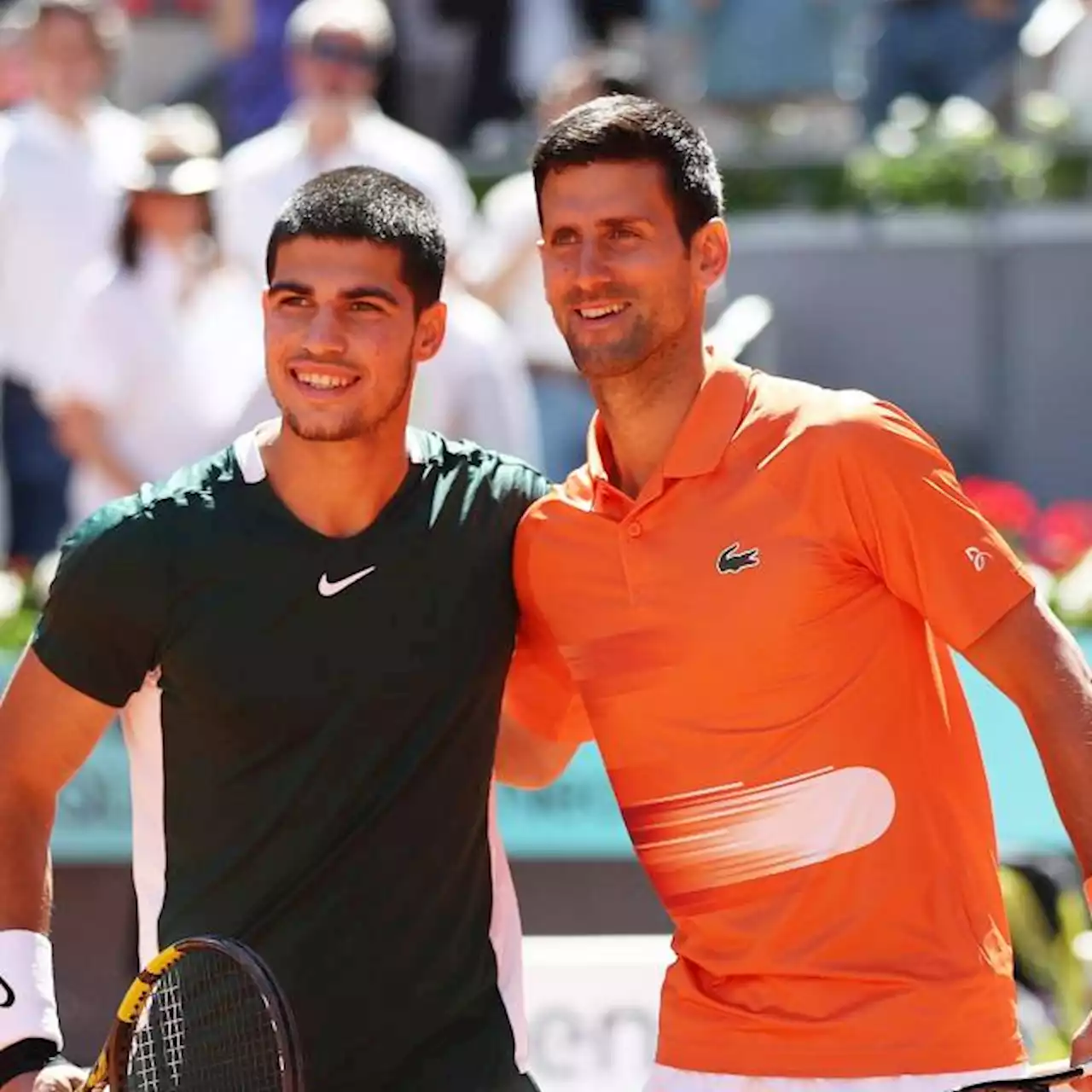 Les patrons Alcaraz et Djokovic réunis pour la première fois de la saison, à Rome