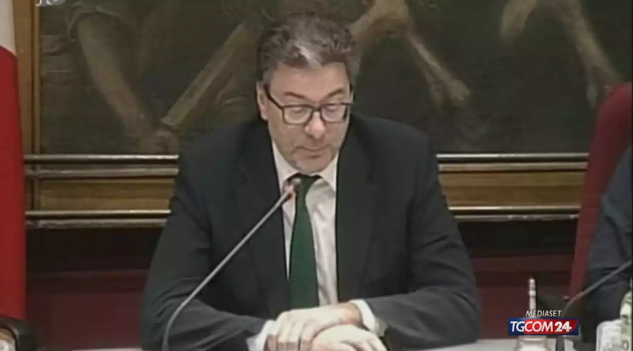 Natalità, Giorgetti: 'Rischiamo di perdere il 18% del Pil, da qui al 2042'