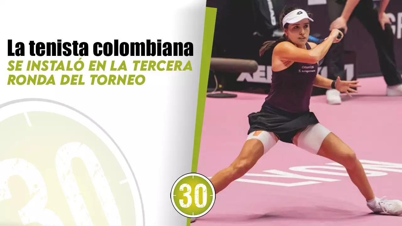 VIDEO: María Camila Osorio sigue con paso firme en el Masters de Roma