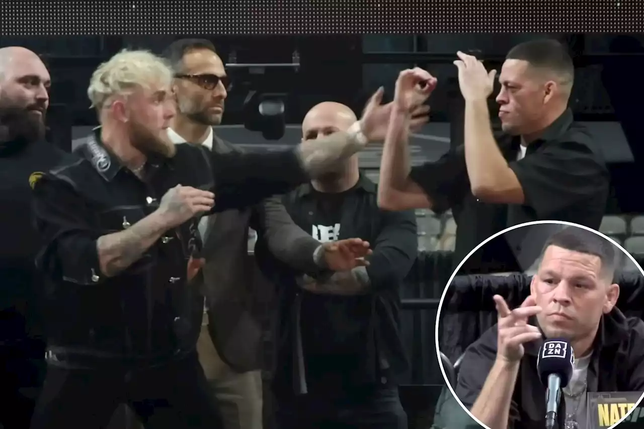 Jake Paul reporter ‘fired’ mid-press conference after bizarre threat for Nate Diaz