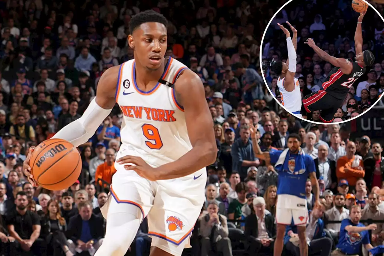 RJ Barrett came up big in Knicks’ season-saving victory over Heat