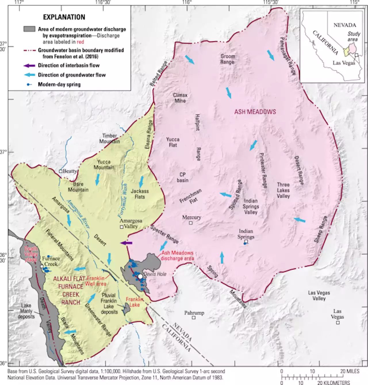 A 350,000-year history of groundwater recharge in the southern Great Basin, USA - Communications Earth & Environment