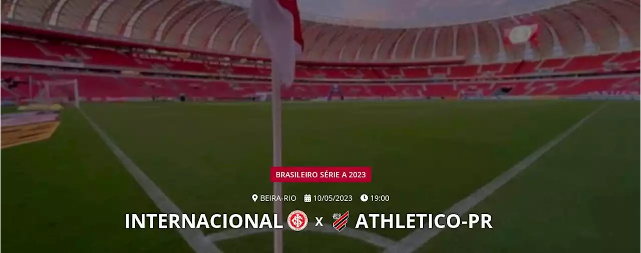 Ao vivo - Internacional x Athletico-PR - Brasileiro Série A 2023 - Acompanhe todos os lances