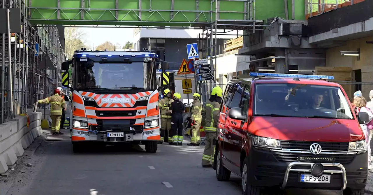 Group of school children injured in a bridge collapse in Finland