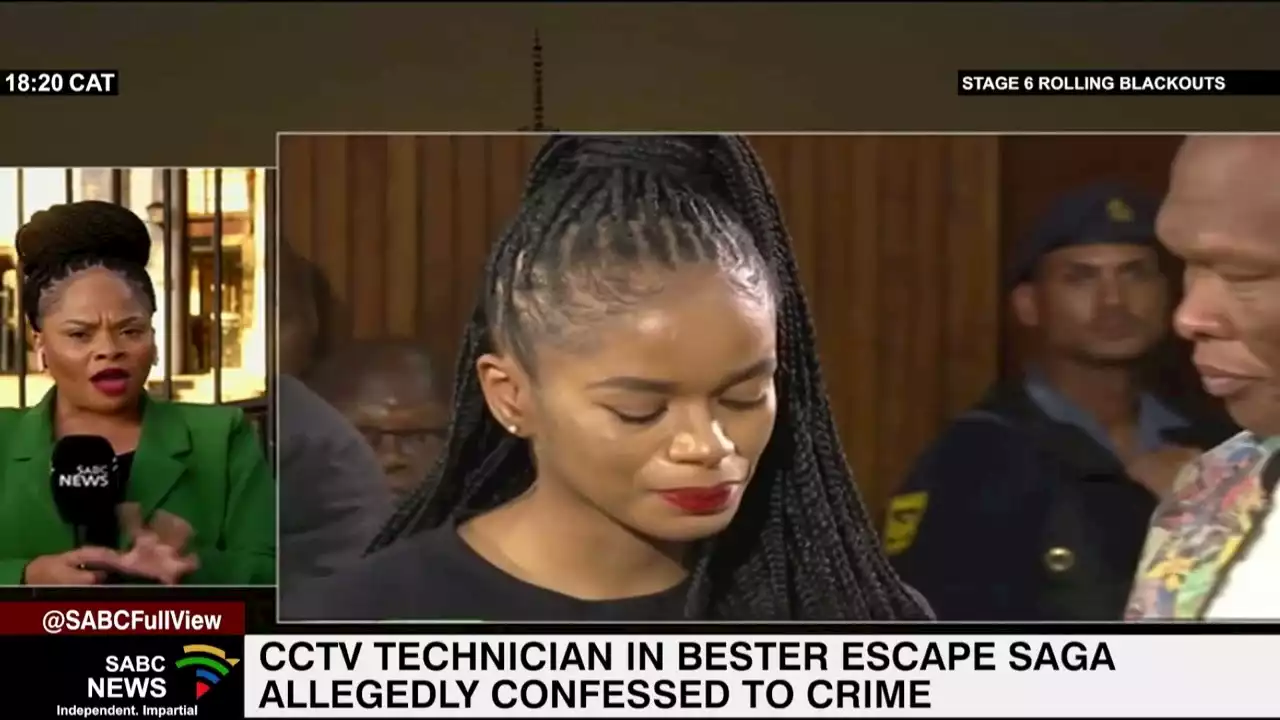 Thabo Bester Saga | Confession by a G4S CCTV technician on the day of escape: Chriselda Lewis