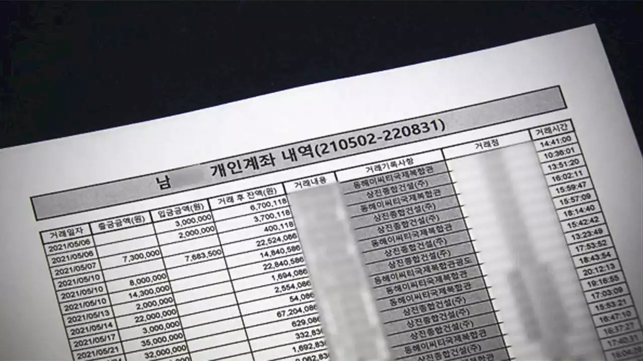 [단독] 피해자 전세보증금이 동해 개발사업 '구명줄'로
