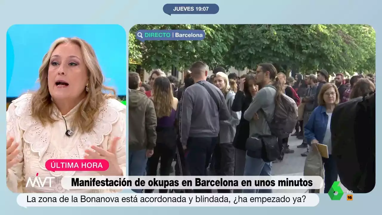 Elisa Beni apunta al 'trasfondo político' de los okupas de Bonanova a las puertas del 28M: 'No había tensión hasta que llegó Desokupa'