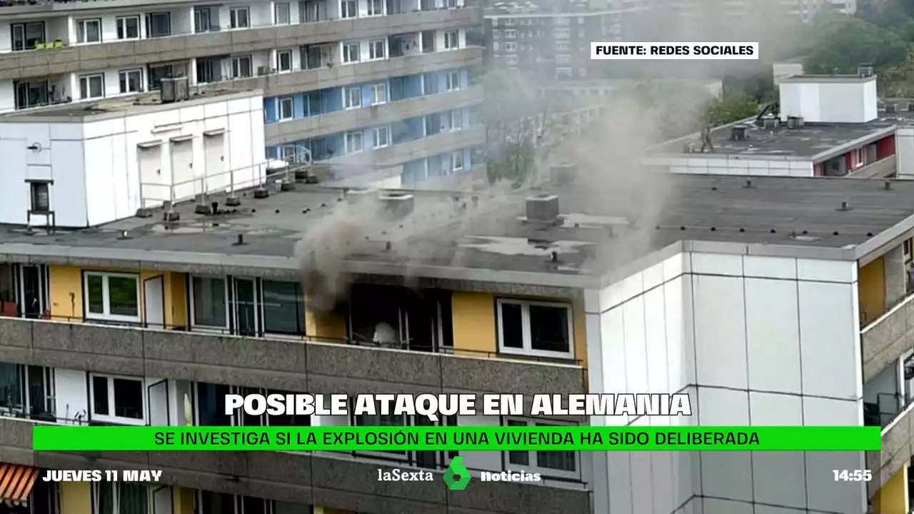 Una explosión en un edificio residencial, aparentemente deliberada, deja una docena de heridos en Alemania