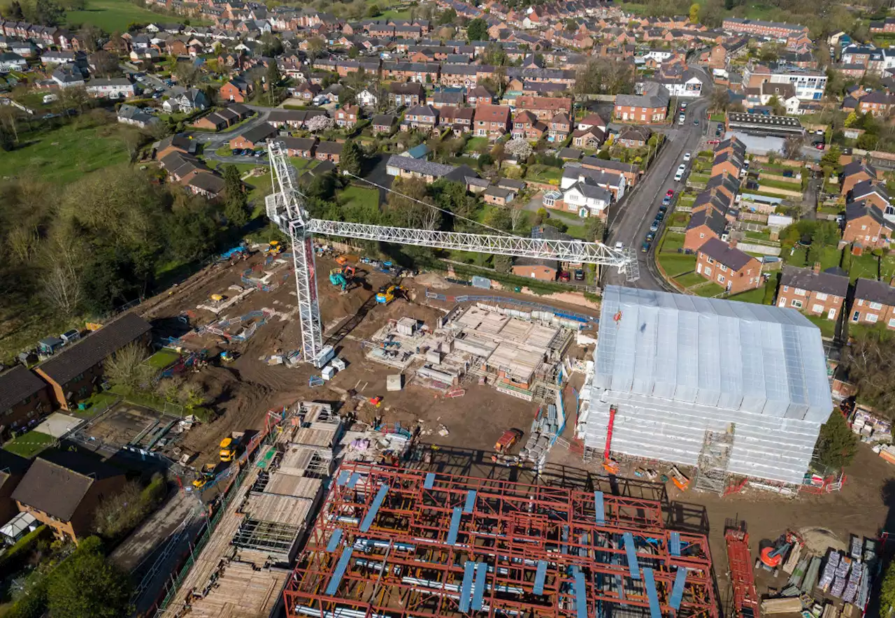 Construction progressing on new housing and health hub in Whitchurch